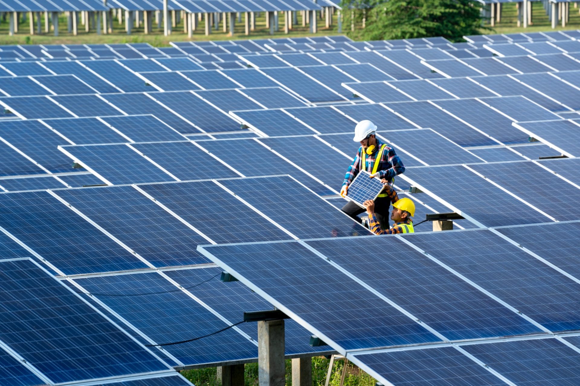 Solaranlage Hintergrund